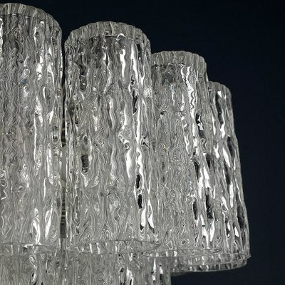 Mid-Century Murano Glass Tronchi Chandelier by Toni Zuccheri for Venini, Italy, 1960s-WQC-1803188