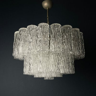 Mid-Century Murano Glass Tronchi Chandelier by Toni Zuccheri for Venini, Italy, 1960s-WQC-1803188