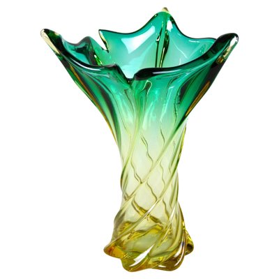 Mid-Century Murano Glass Vase, Italy, 1960s-TQA-1321950