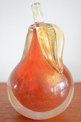 Mid-Century Murano Pear by Barovier & Toso, 1960s-OV-1430652