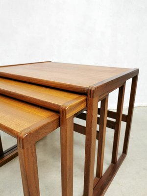 Mid-Century Nesting Tables from G-Plan, 1950s, Set of 3-BW-740392