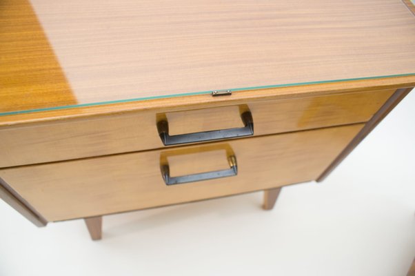 Mid-Century Nightstands, 1950s, Set of 2-KQB-618764