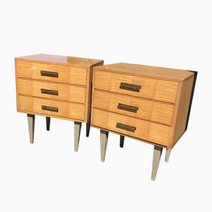 Mid-Century Nightstands, 1950s, Set of 2-OXJ-688250