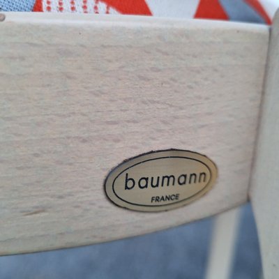 Mid-Century No. 11 Chairs from Baumann, France, Set of 4-GSF-1098525