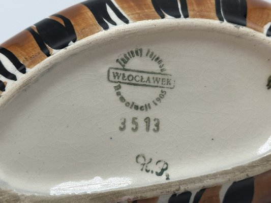 Mid-Century No 204 Faience Ashtray by Wit Płażewski, 1957-ZCY-1769164