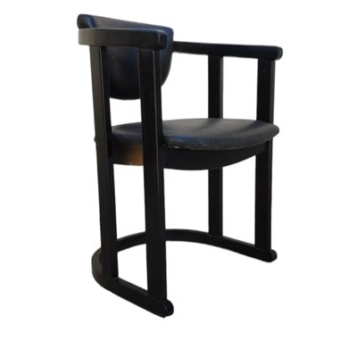 Mid-Century Nordic Black Chairs, Set of 2-TCS-1812004