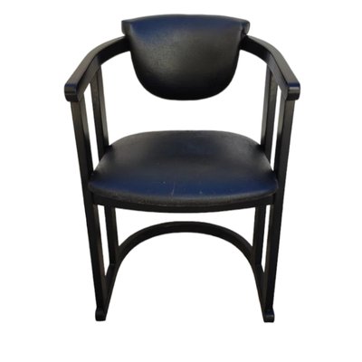 Mid-Century Nordic Black Chairs, Set of 2-TCS-1812004