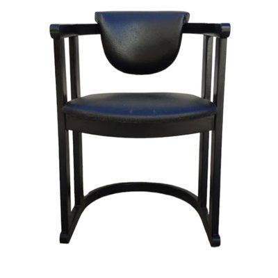 Mid-Century Nordic Black Chairs, Set of 2-TCS-1812004