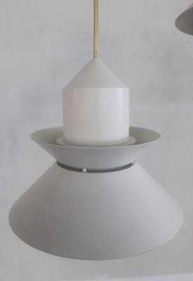 Mid-Century Nordic Style Metal and Glass Pendant Lamp from Glashütte Limburg, 1980s-VNE-1167467