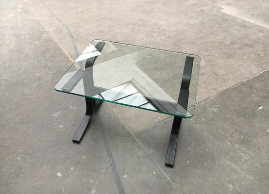 Mid-Century Norwegian Siesta Glass Side Table by Ingmar Relling for Westnofa-UAH-558862