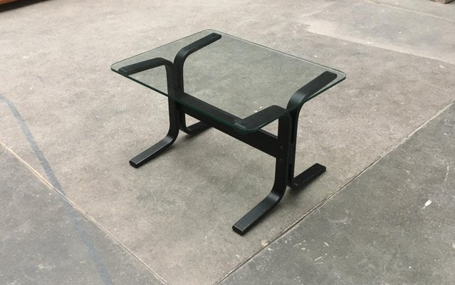 Mid-Century Norwegian Siesta Glass Side Table by Ingmar Relling for Westnofa-UAH-558862