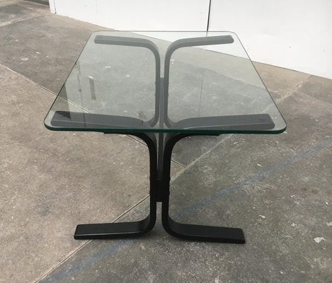 Mid-Century Norwegian Siesta Glass Side Table by Ingmar Relling for Westnofa-UAH-558862