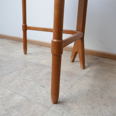 Mid-Century Oak and Ceramic Vanity Table by Guillerme et Chambron, France, 1960s-JRP-1065509