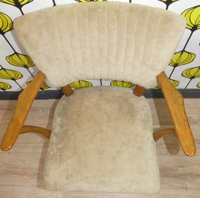 Mid-Century Oak Armchair, 1960s-AFE-1816531