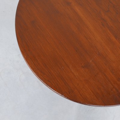 Mid-Century Oak Brutalist Belgium Coffee Table-JRP-998275