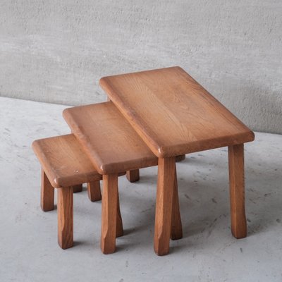 Mid-Century Oak Coffee Tables, Set of 3-JRP-1447709