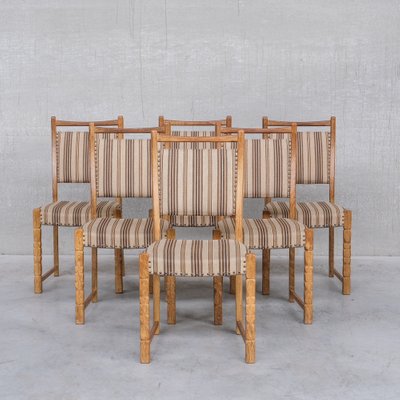 Mid-Century Oak Danish Dining Chairs by Henning Kjærnulf, Set of 6-JRP-1311215