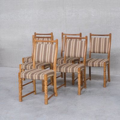 Mid-Century Oak Danish Dining Chairs by Henning Kjærnulf, Set of 6-JRP-1311215