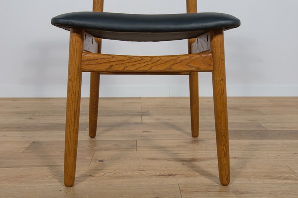 Mid-Century Oak Dining Chairs by Poul Volther for FDB Mobler, Denmark, 1960s, Set of 6-NIT-1735990