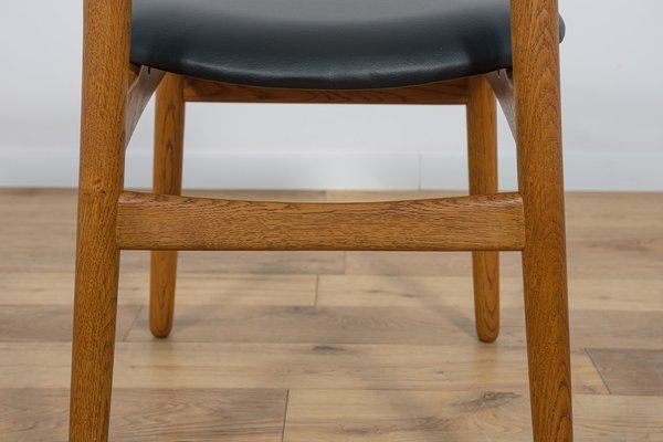 Mid-Century Oak Dining Chairs by Poul Volther for FDB Mobler, Denmark, 1960s, Set of 6-NIT-1735990