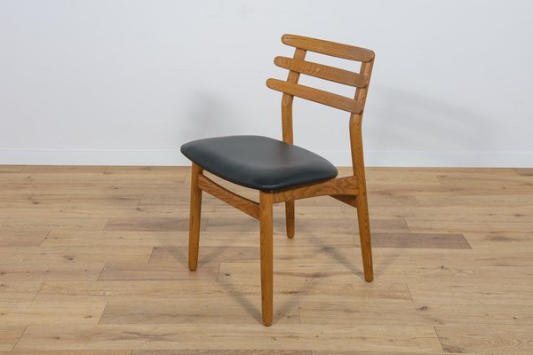 Mid-Century Oak Dining Chairs by Poul Volther for FDB Mobler, Denmark, 1960s, Set of 6-NIT-1735990