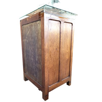 Mid-Century Oak Ice Cabinet by Nevers Pingüino-TCS-1397221