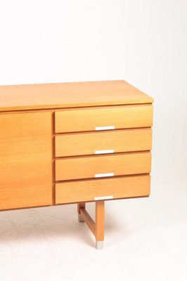 Mid-Century Oak Low Sideboard by Ejgil Petersen, 1960s-FK-1133223