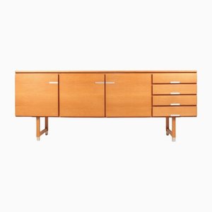 Mid-Century Oak Low Sideboard by Ejgil Petersen, 1960s-FK-1133223