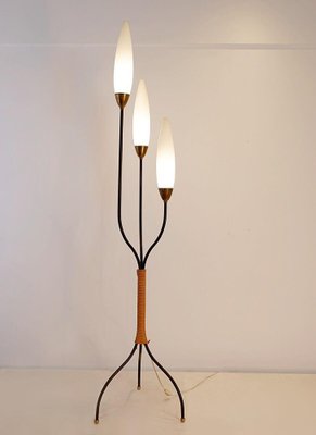 Mid-Century Opaline Floor Lamp, 1950s-JG-1813002