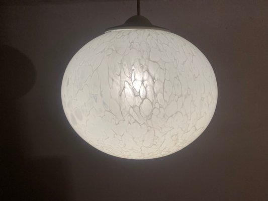 Mid-Century Opaline Glass Ceiling Lamp from Peill & Putzler, 1960s-PYR-674093