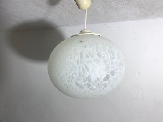 Mid-Century Opaline Glass Ceiling Lamp from Peill & Putzler, 1960s-PYR-674093