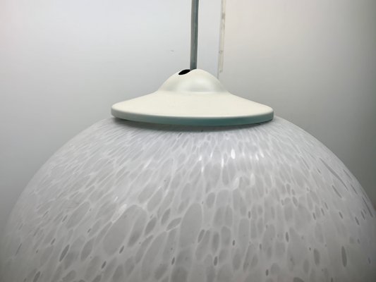 Mid-Century Opaline Glass Ceiling Lamp from Peill & Putzler, 1960s-PYR-674093