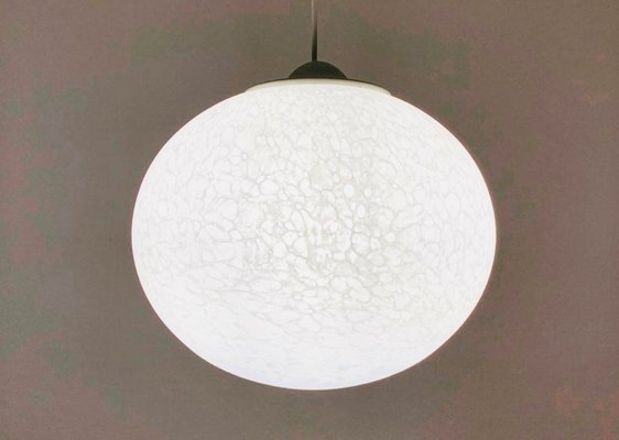 Mid-Century Opaline Glass Ceiling Lamp from Peill & Putzler, 1960s-PYR-674093