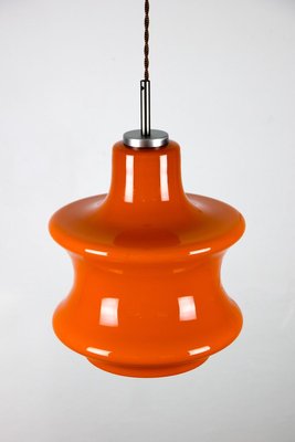 Mid-Century Orange Glass Pendant Lamp, 1970s-HGJ-728151