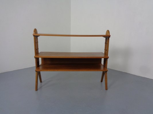 Mid-Century Organic Teak Bookcase by Karl Nothhelfer, 1950s-RDW-1767773