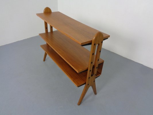 Mid-Century Organic Teak Bookcase by Karl Nothhelfer, 1950s-RDW-1767773