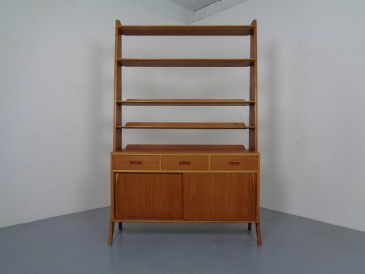 Mid-Century Organic Teak Bookcase by Karl Nothhelfer for Pollmann, 1950s-RDW-900386