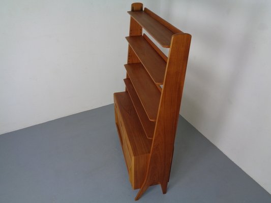 Mid-Century Organic Teak Bookcase by Karl Nothhelfer for Pollmann, 1950s-RDW-900386