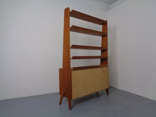 Mid-Century Organic Teak Bookcase by Karl Nothhelfer for Pollmann, 1950s-RDW-900386