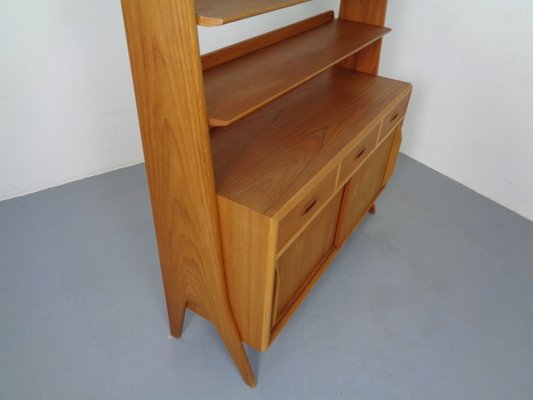 Mid-Century Organic Teak Bookcase by Karl Nothhelfer for Pollmann, 1950s-RDW-900386