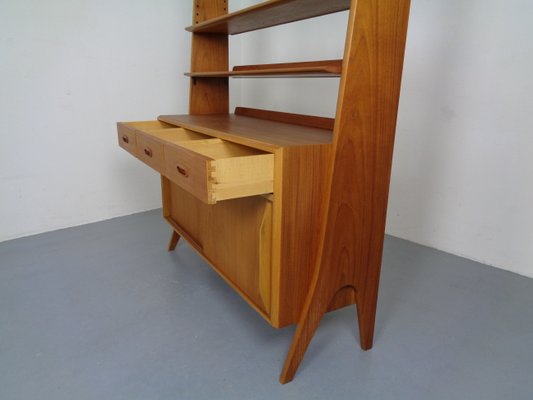 Mid-Century Organic Teak Bookcase by Karl Nothhelfer for Pollmann, 1950s-RDW-900386