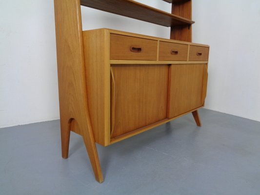 Mid-Century Organic Teak Bookcase by Karl Nothhelfer for Pollmann, 1950s-RDW-900386