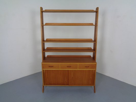 Mid-Century Organic Teak Bookcase by Karl Nothhelfer for Pollmann, 1950s-RDW-900386