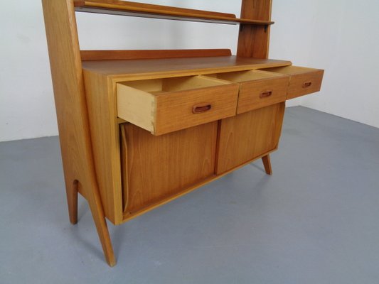 Mid-Century Organic Teak Bookcase by Karl Nothhelfer for Pollmann, 1950s-RDW-900386