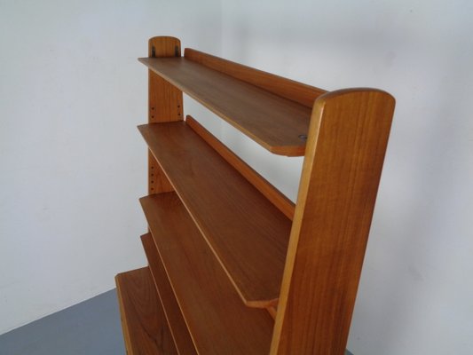 Mid-Century Organic Teak Bookcase by Karl Nothhelfer for Pollmann, 1950s-RDW-900386