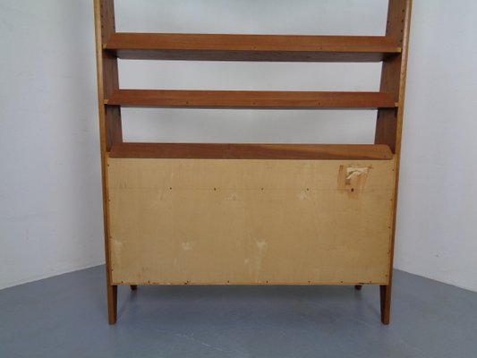 Mid-Century Organic Teak Bookcase by Karl Nothhelfer for Pollmann, 1950s-RDW-900386