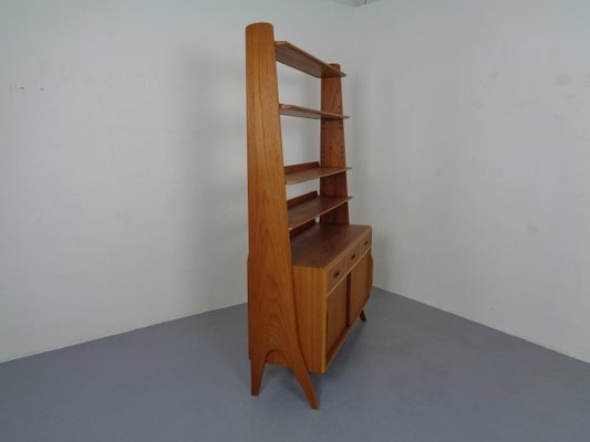 Mid-Century Organic Teak Bookcase by Karl Nothhelfer for Pollmann, 1950s-RDW-900386