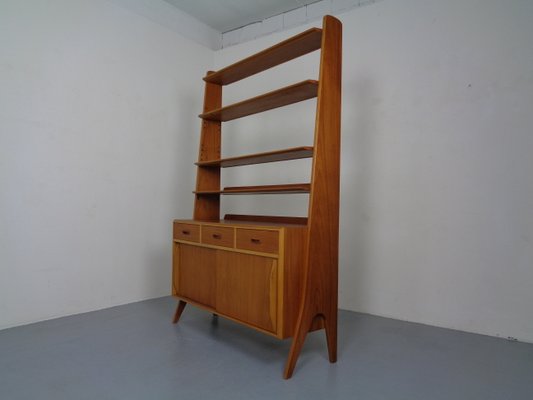 Mid-Century Organic Teak Bookcase by Karl Nothhelfer for Pollmann, 1950s-RDW-900386