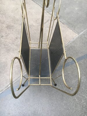 Mid-Century Ornamental Magazine Rack-UAH-875575