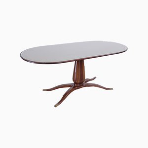 Mid-Century Oval Dining Table in the Style of Paolo Buffa, 1950s-XSG-872550